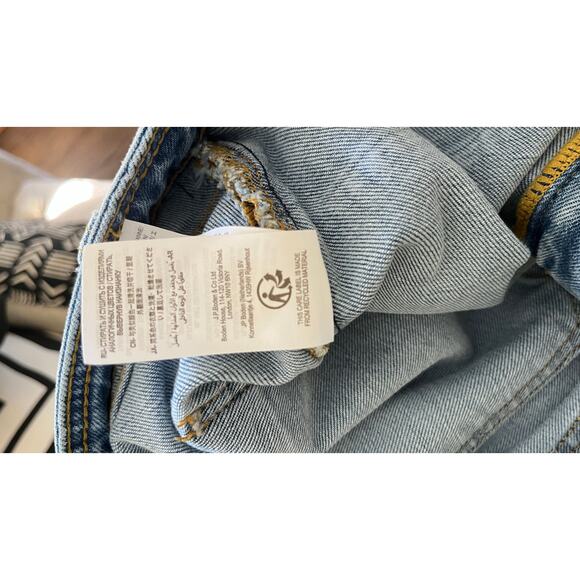 Boden Cavendish Denim Mini Skirt with contrast pockets 14R - Picture 10 of 10